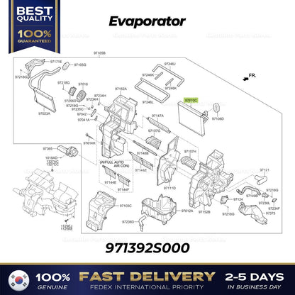 Genuine Evaporator 971392S000 for Hyundai Tucson Kia Sportage