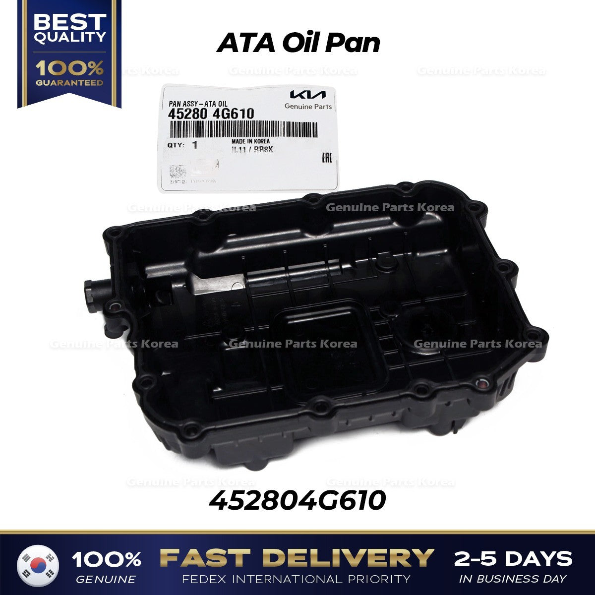 Genuine ATA Oil Pan 452804G610 for Hyundai Santa Cruz Kia K5
