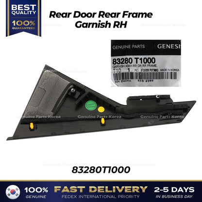Genuine Rear Door Rear Frame Garnish RH 83280T1000 for Hyundai Genesis G80