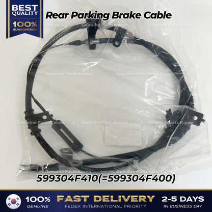 Genuine Rear Parking Brake Cable 599304F410 for Hyundai H100 Porter II