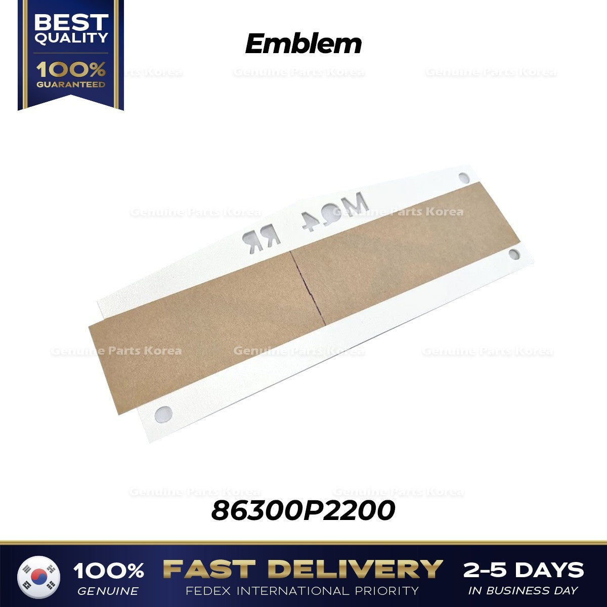Genuine Emblem 86300P2200 for Kia Sorento
