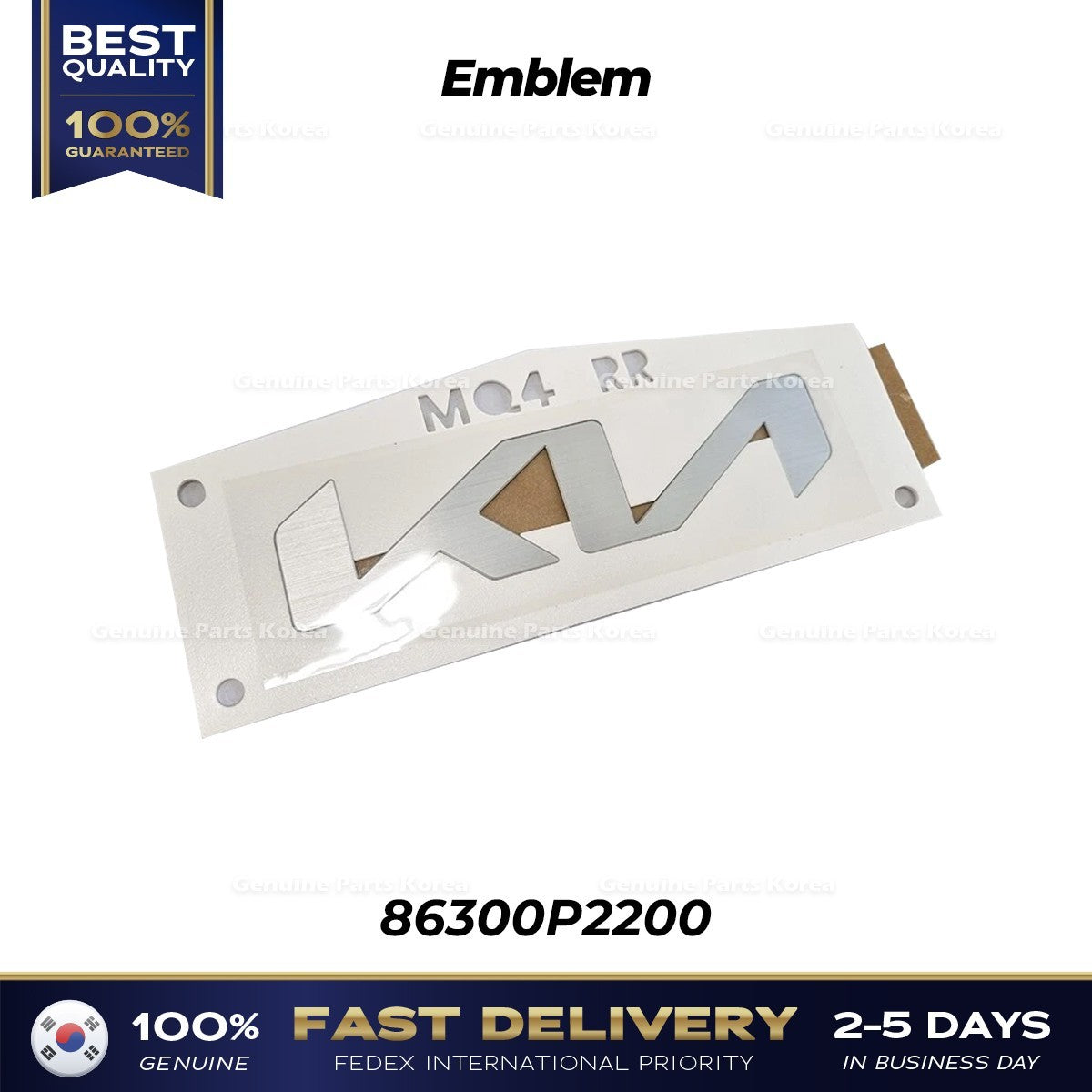 Genuine Emblem 86300P2200 for Kia Sorento
