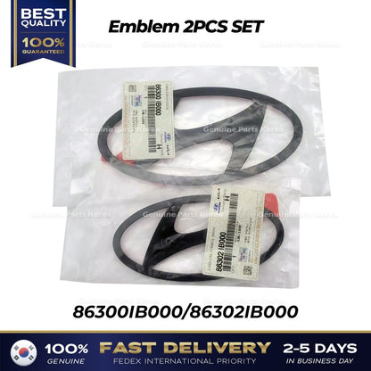 Genuine Emblem 2PCS SET 86300IB000 86302IB000 for Hyundai Elantra N