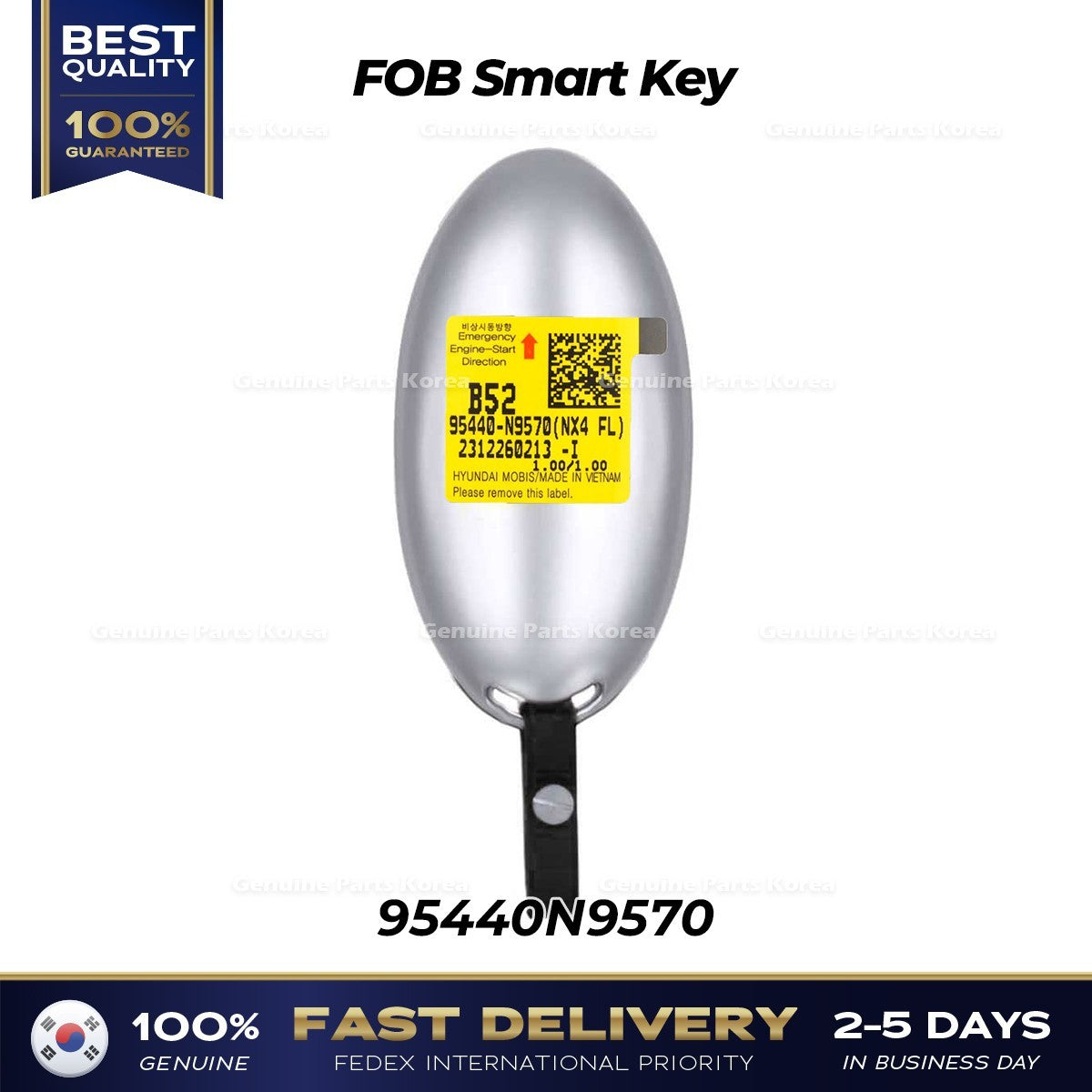 Genuine FOB Smart Key 95440N9570 for Hyundai Tucson