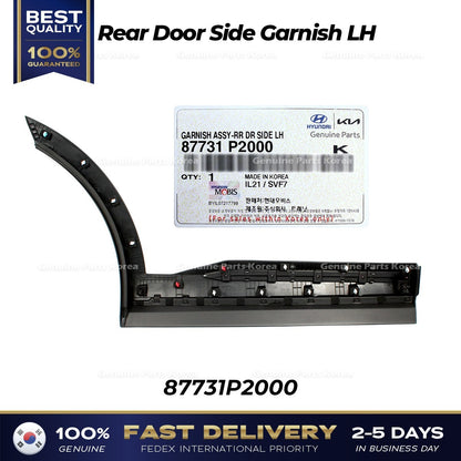 Genuine Rear Door Side Garnish LH 87731P2000 for Kia Sorento