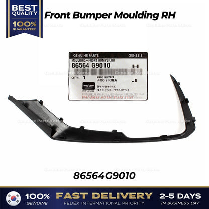 Genuine Front Bumper Moulding RH 86564G9010 for Hyundai Genesis G70