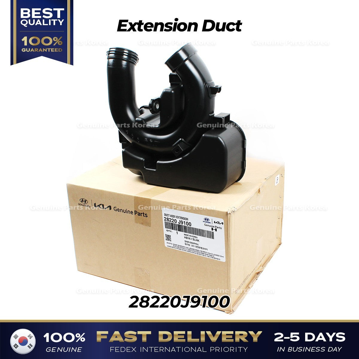 Genuine Extension Duct 28220J9100 for Hyundai Kona