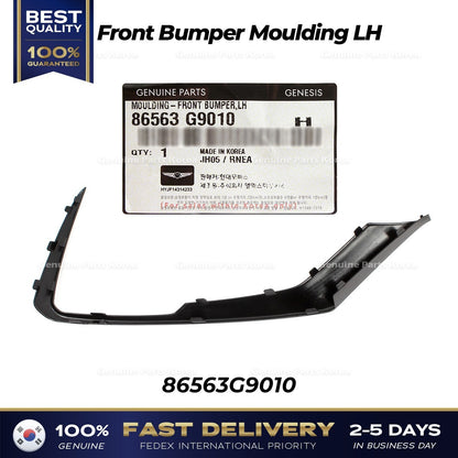 Genuine Front Bumper Moulding LH 86563G9010 for Hyundai Genesis G70