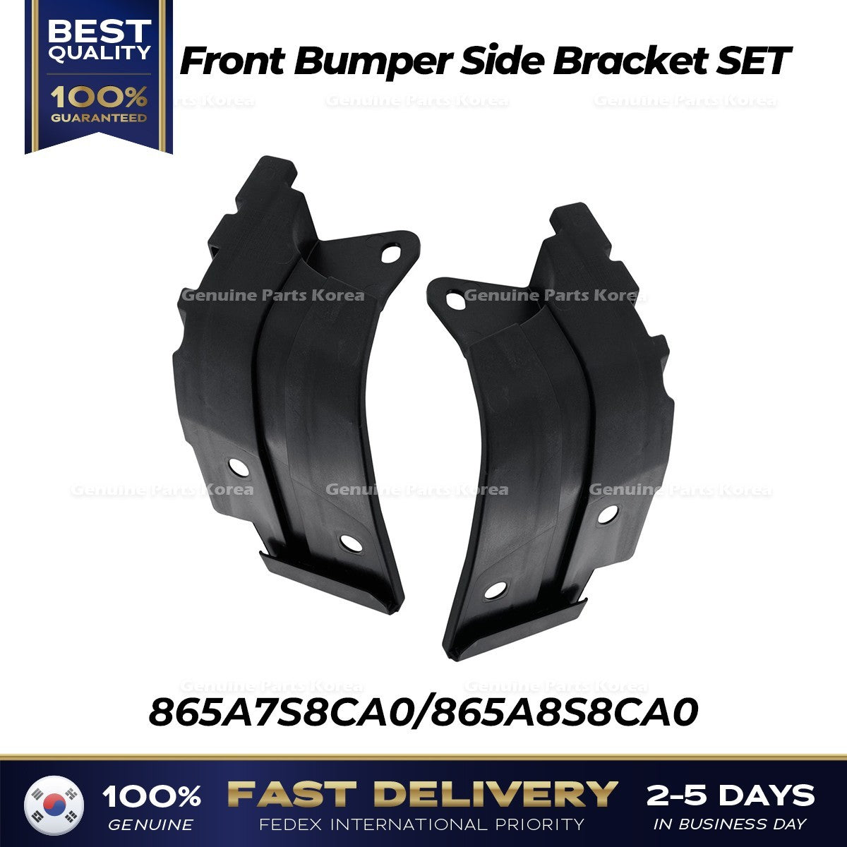 Genuine Front Bumper Side Bracket SET 865A7S8CA0 865A8S8CA0 for Palisade