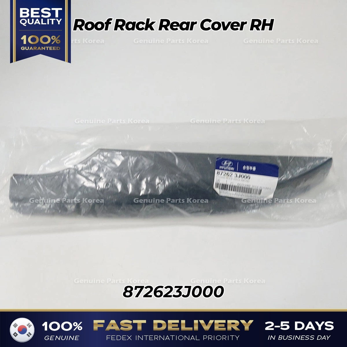 Genuine Roof Rack Rear Cover RH 872623J000 for Hyundai Veracruz