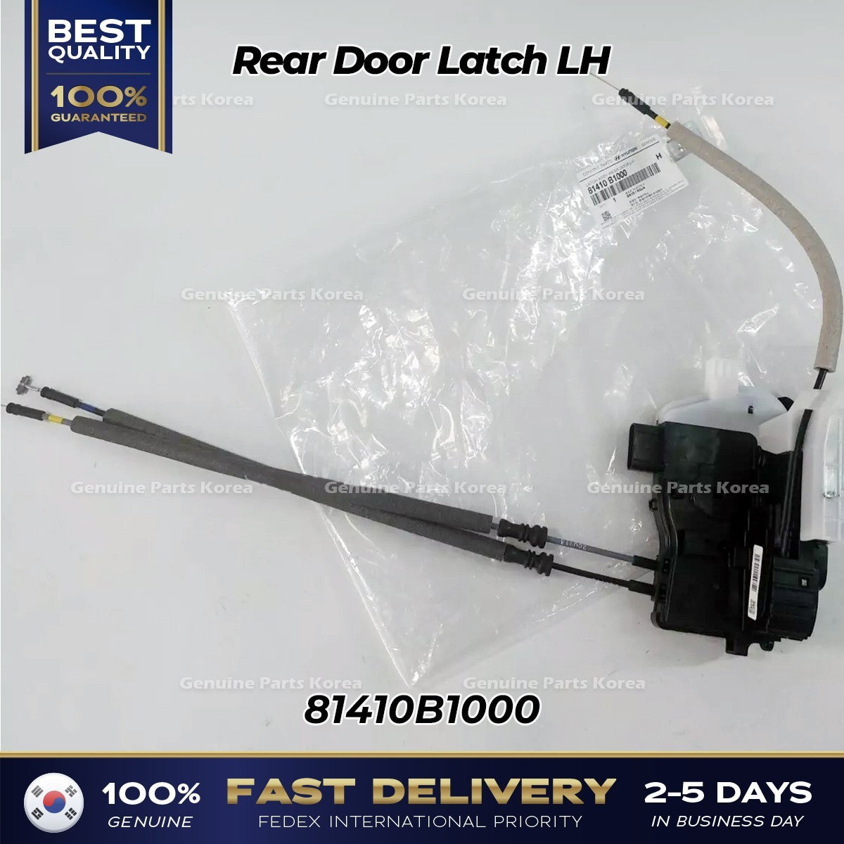 Genuine Rear Door Latch LH 81410B1000 for Hyundai Genesis