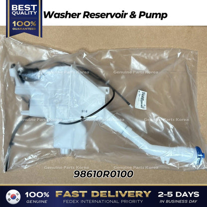 Genuine Washer Reservoir & Pump 98610R0100 for Kia Carnival