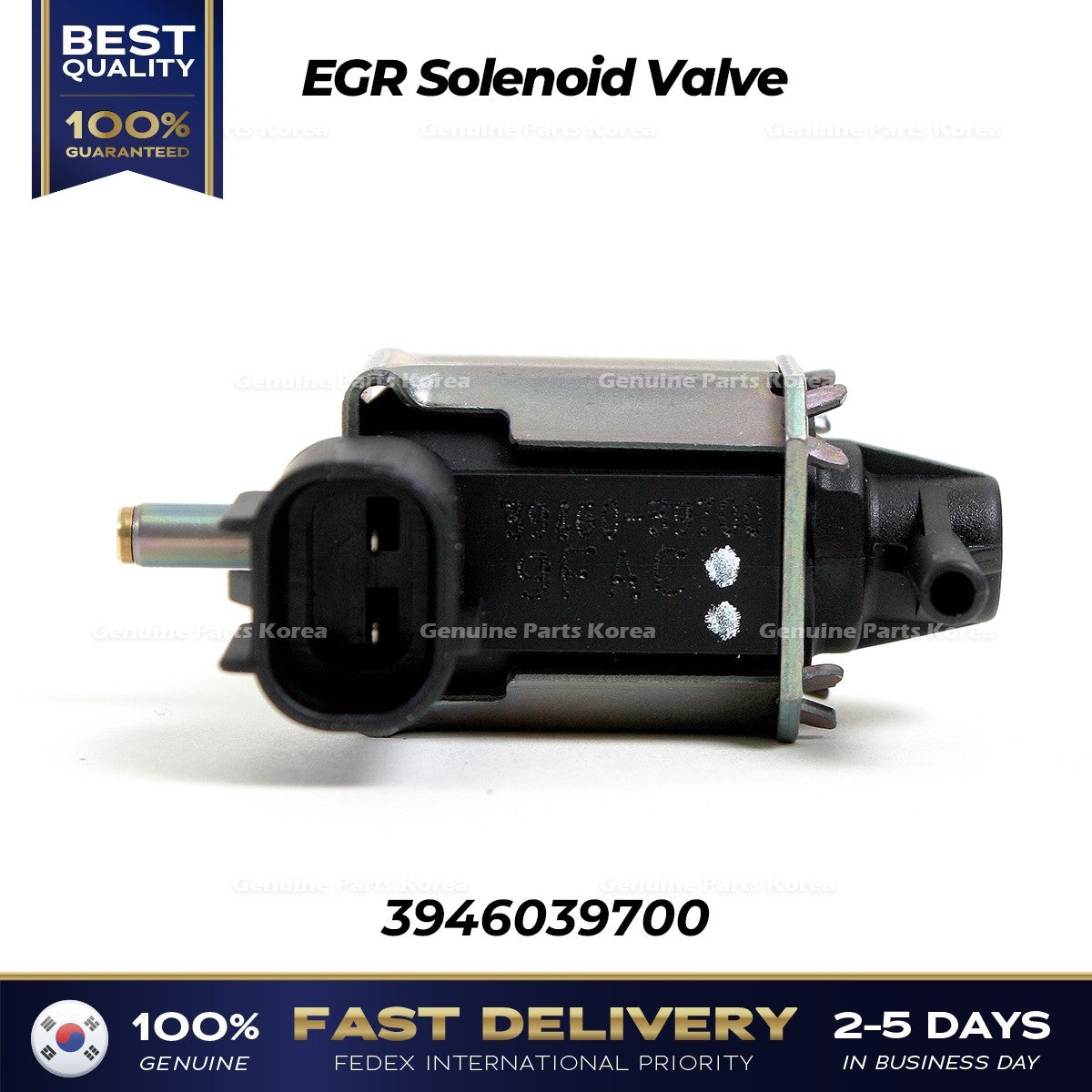 Genuine EGR Solenoid Valve 3946039700 for Hyundai Santa Fe Kia Amanti