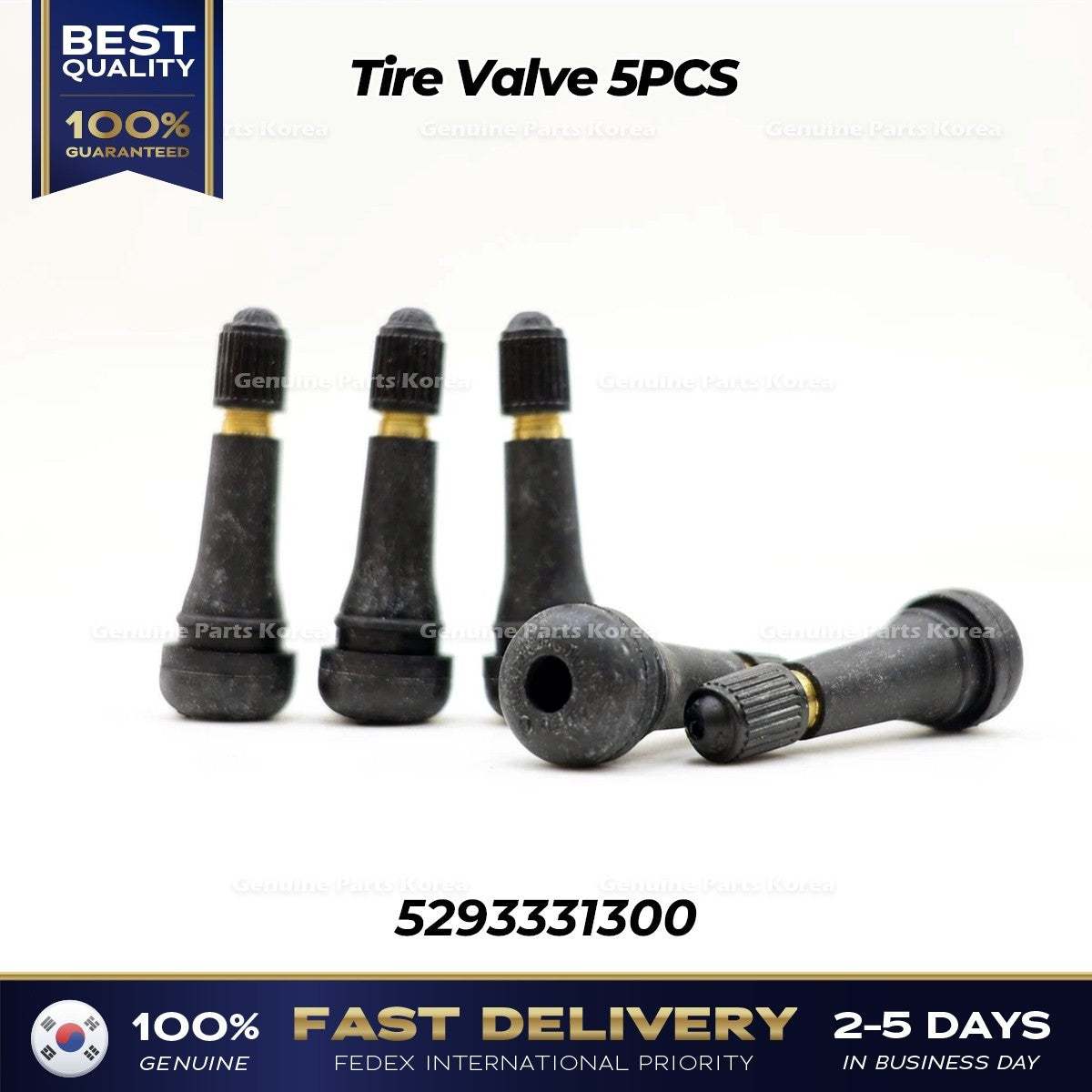 Genuine Tire Valve 5PCS 5293331300 for Hyundai Kia