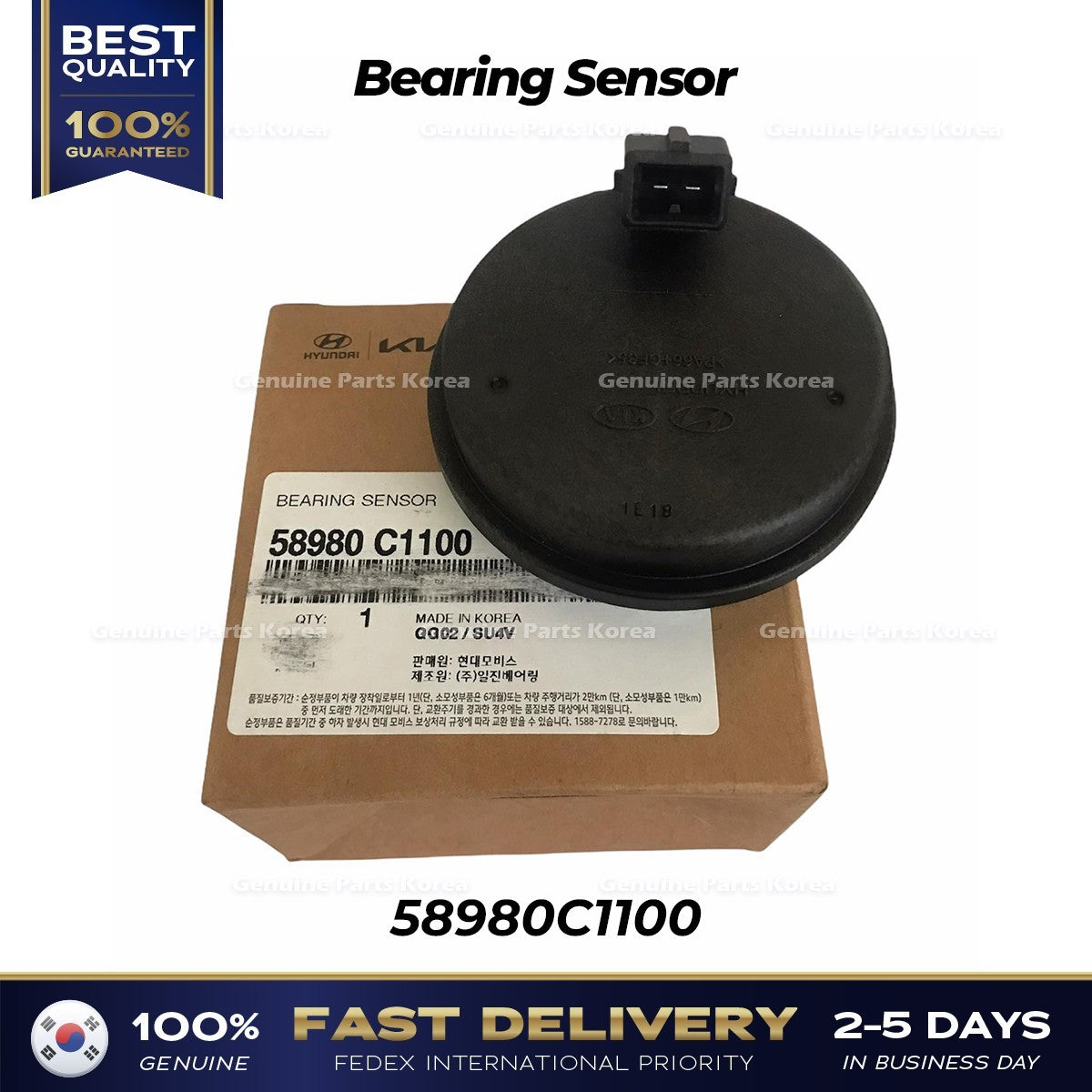 Genuine Bearing Sensor 58980C1100 for Hyundai Sonata Tucson Kia Cadenza