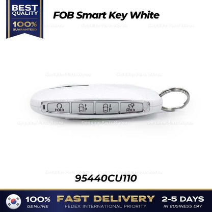 Genuine FOB Smart Key White 95440CU110 for Hyundai Genesis GV60