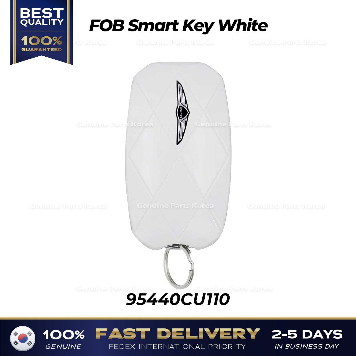 Genuine FOB Smart Key White 95440CU110 for Hyundai Genesis GV60