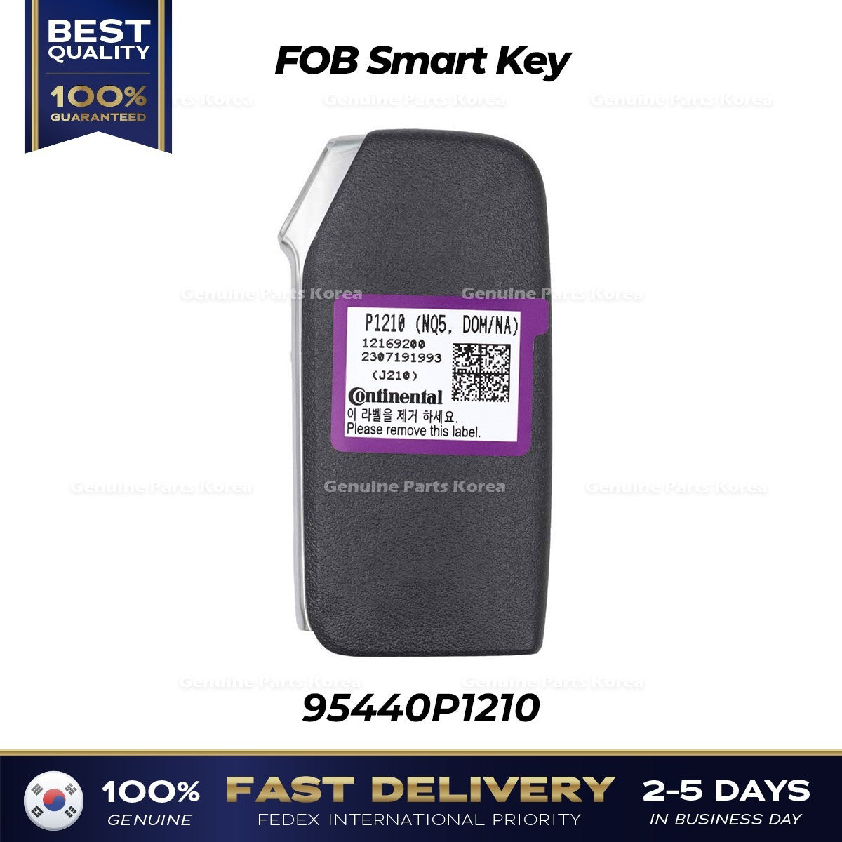 Genuine FOB Smart Key 95440P1210 for Kia Sportage