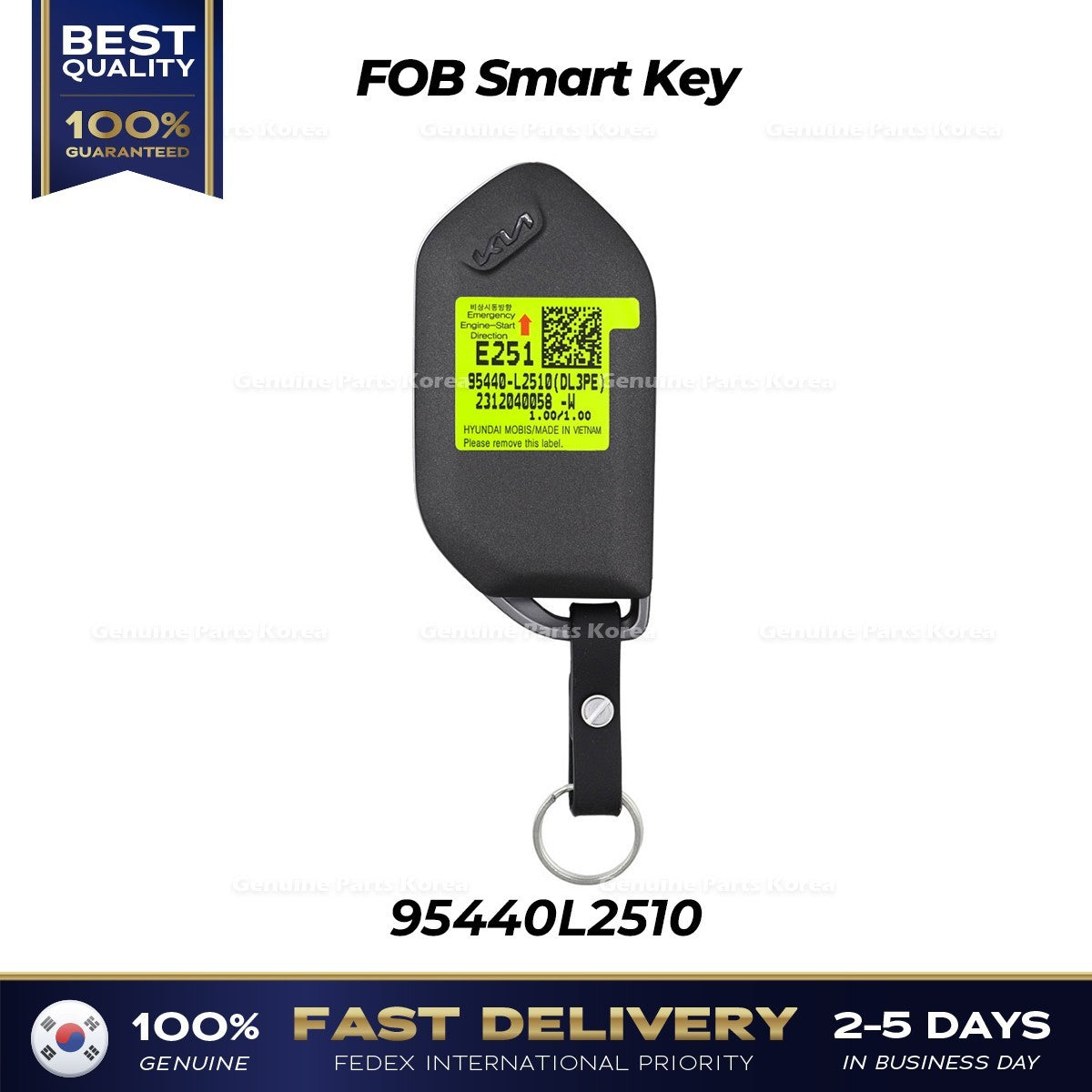 Genuine FOB Smart Key 95440L2510 for Kia K5