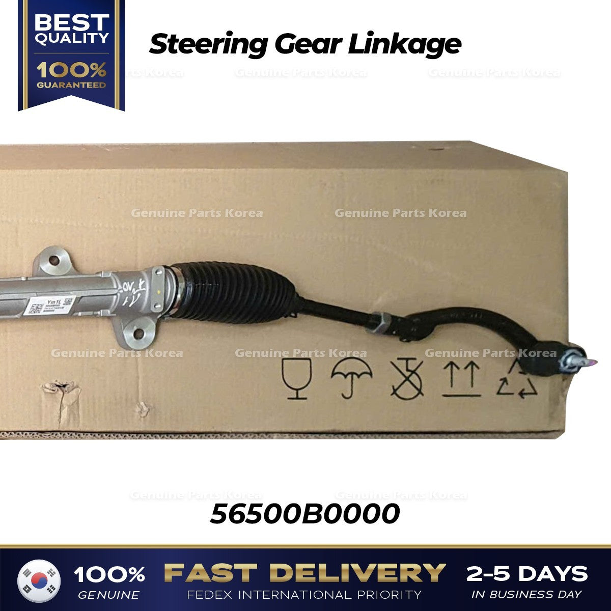 Genuine Steering Gear Linkage 56500B0000 for Kia Forte