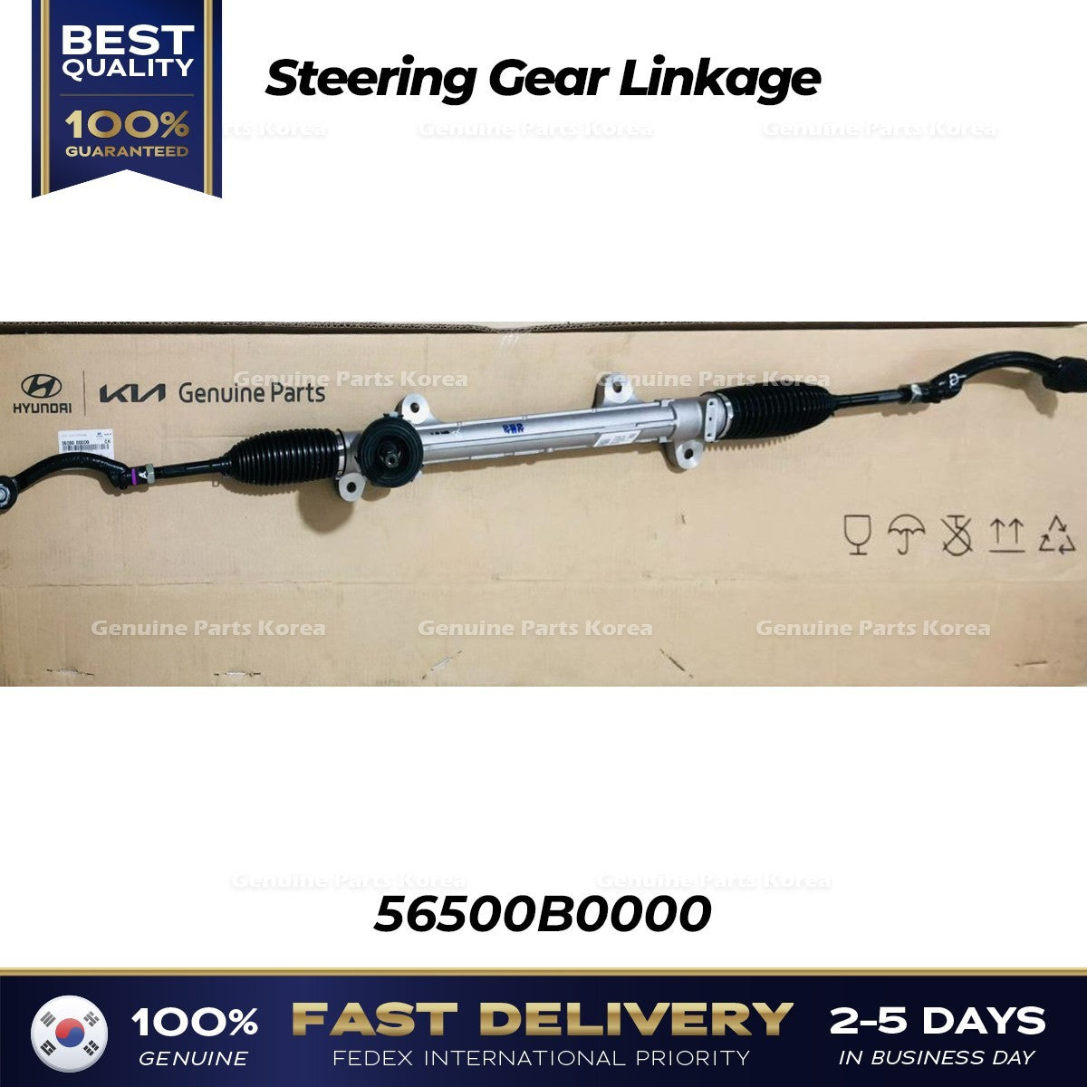 Genuine Steering Gear Linkage 56500B0000 for Kia Forte