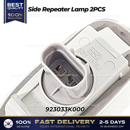 Genuine Side Repeater Lamp 2PCS 923033K000 for Hyundai Santa Fe