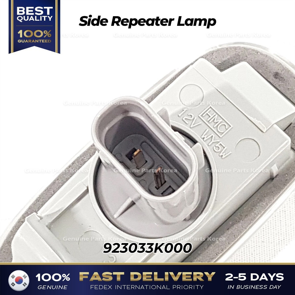 Genuine Side Repeater Lamp 923033K000 for Hyundai Santa Fe
