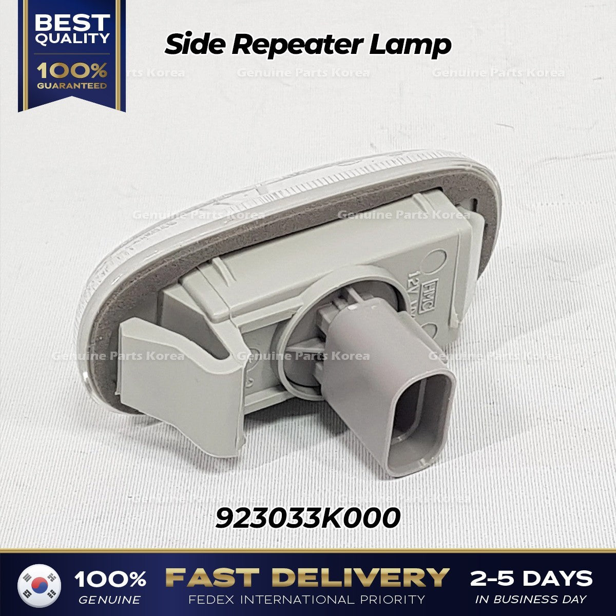 Genuine Side Repeater Lamp 923033K000 for Hyundai Santa Fe