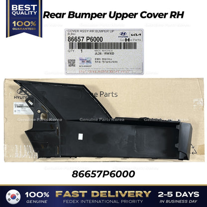 Genuine Rear Bumper Upper Cover RH 86657P6000 for Hyundai Santa Fe Hybrid