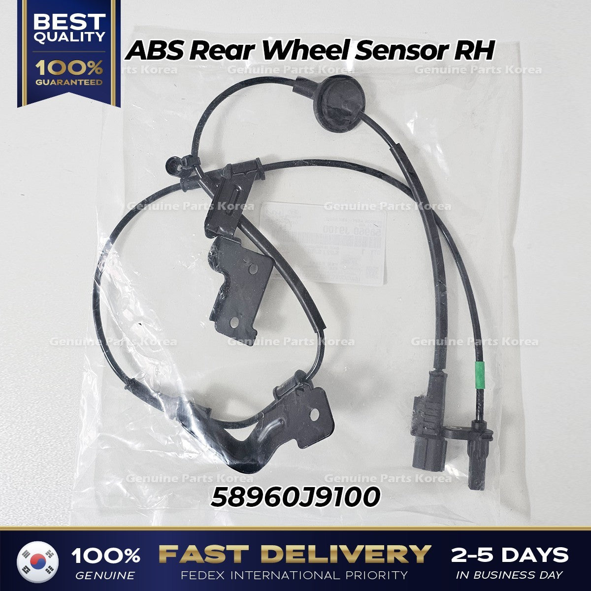 Genuine ABS Rear Wheel Sensor RH 58960J9100 for Hyundai Kona