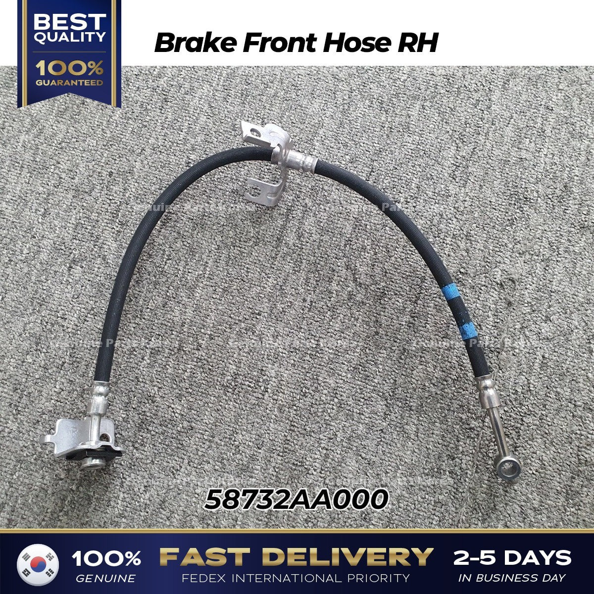 Genuine Brake Front Hose RH 58732AA000 for Hyundai Elantra