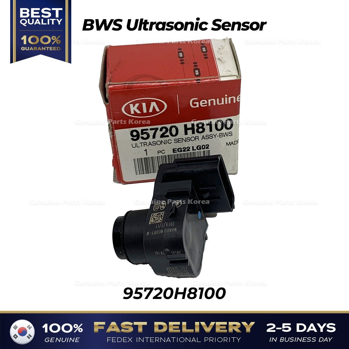 Genuine BWS Ultrasonic Sensor 95720H8100 for Kia Stonic