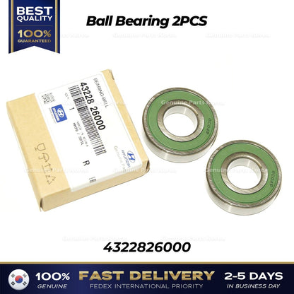 Genuine Ball Bearing 2PCS 4322826000 for Hyundai Accent Kia Rio