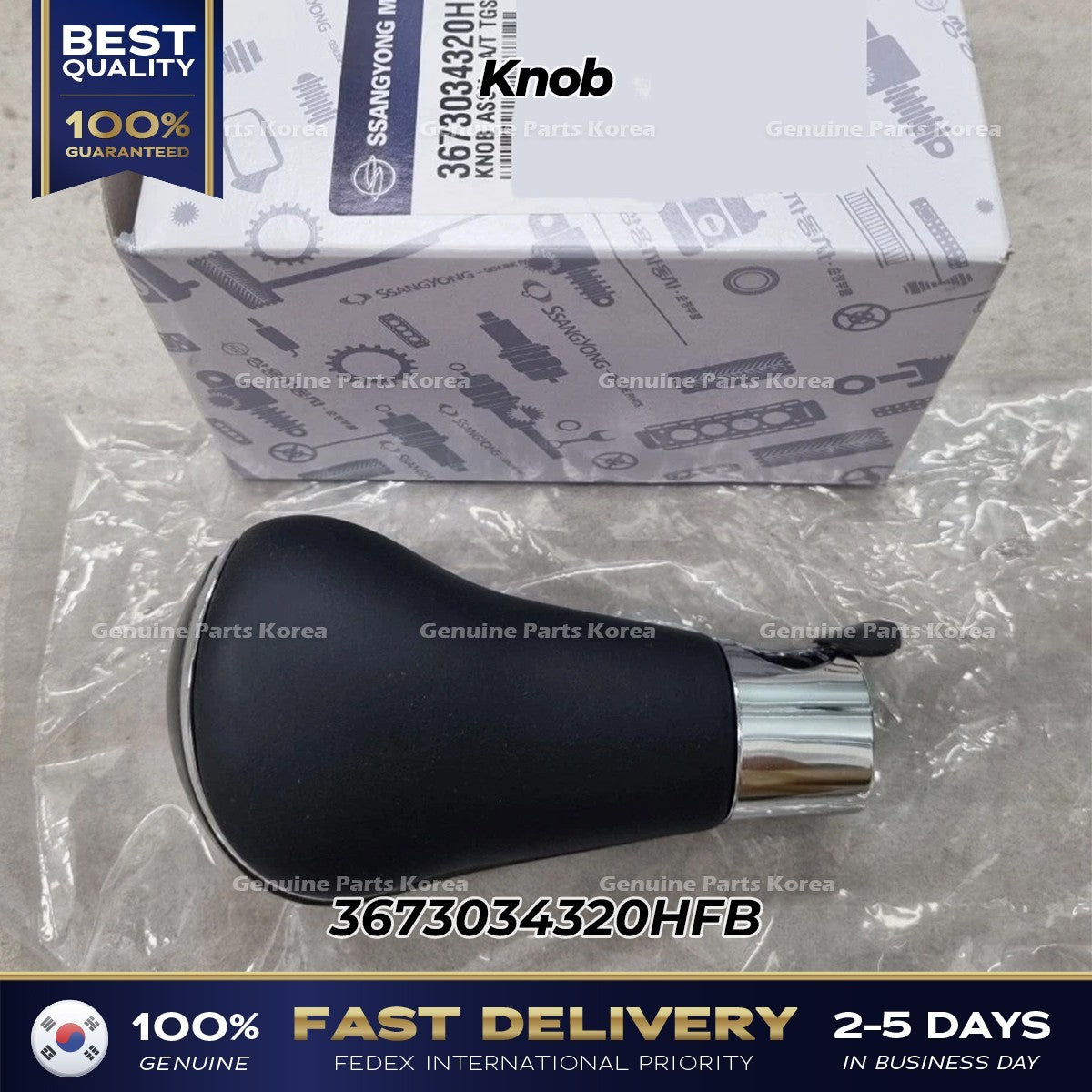 Genuine Knob 3673034320HFB for Ssangyong Korando