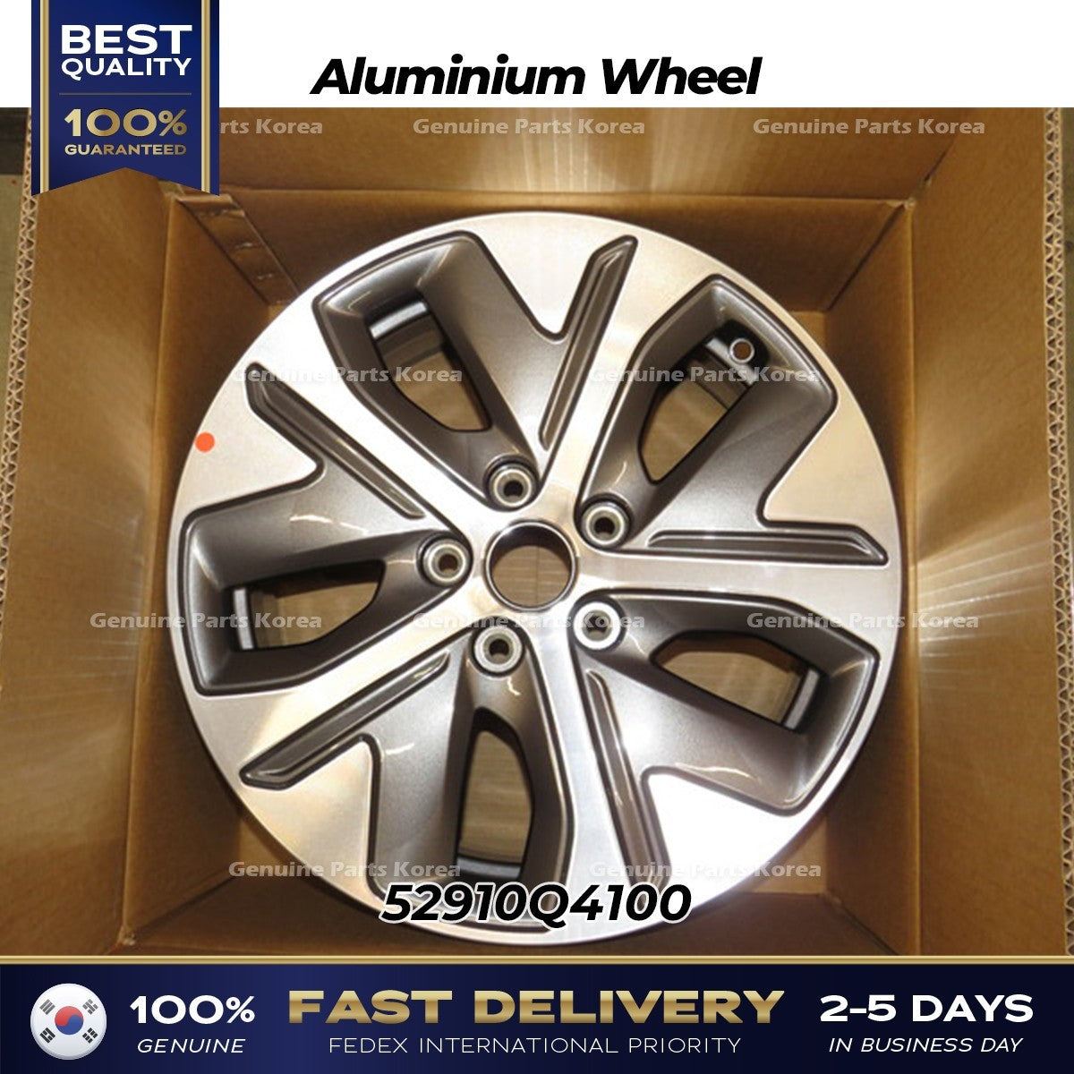 Genuine Aluminium Wheel 52910Q4100 for Kia Niro EV