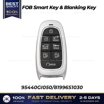 Genuine FOB Smart Key & Blanking Key 95440GI050 for Hyundai Genesis GV80
