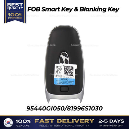 Genuine FOB Smart Key & Blanking Key 95440GI050 for Hyundai Genesis GV80