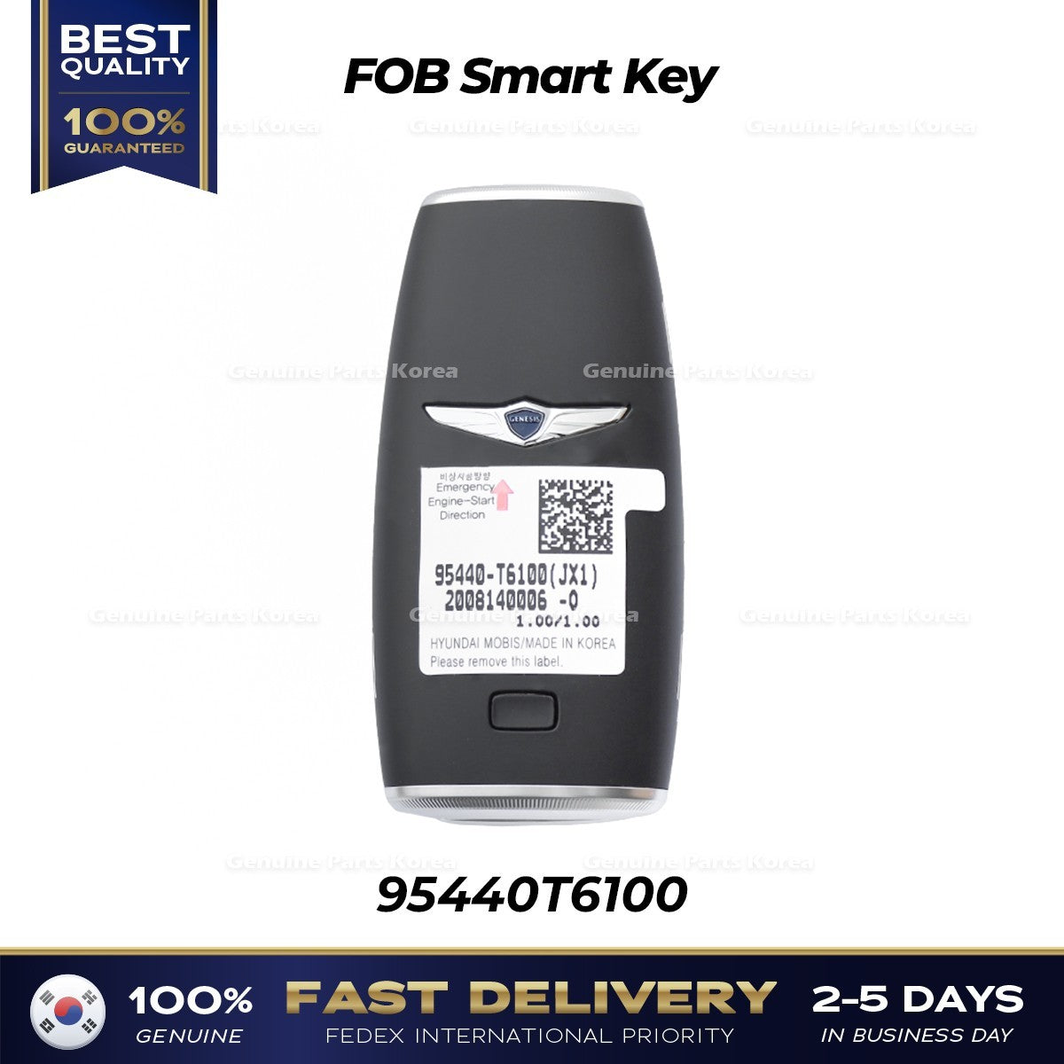 Genuine FOB Smart Key 95440T6100 for Hyundai Genesis GV80