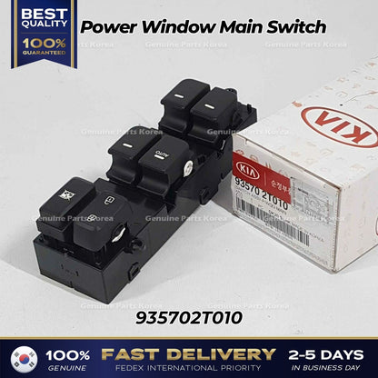 Genuine Power Window Main Switch 935702T010 for Kia Optima