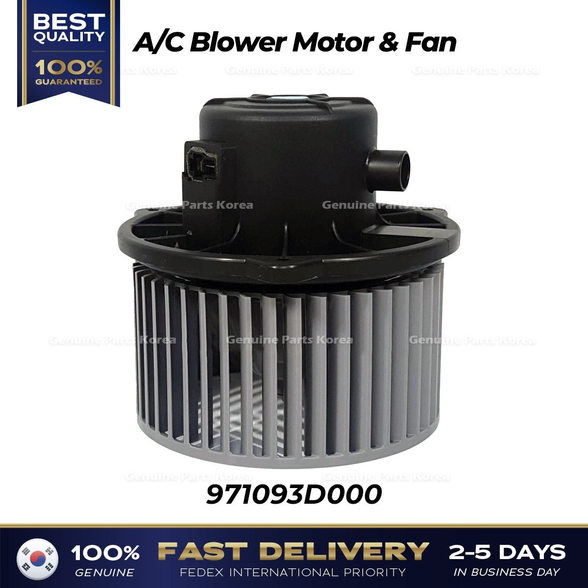 Genuine A/C Blower Motor & Fan 971093D000 for Hyundai Sonata