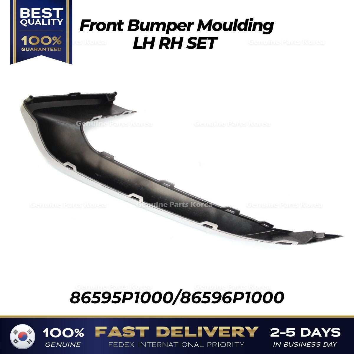 Genuine Front Bumper Moulding LH RH SET for Kia Sportage