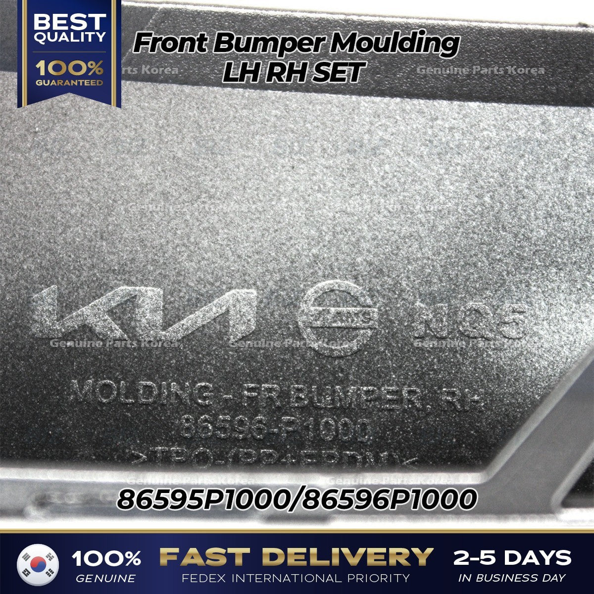 Genuine Front Bumper Moulding LH RH SET for Kia Sportage