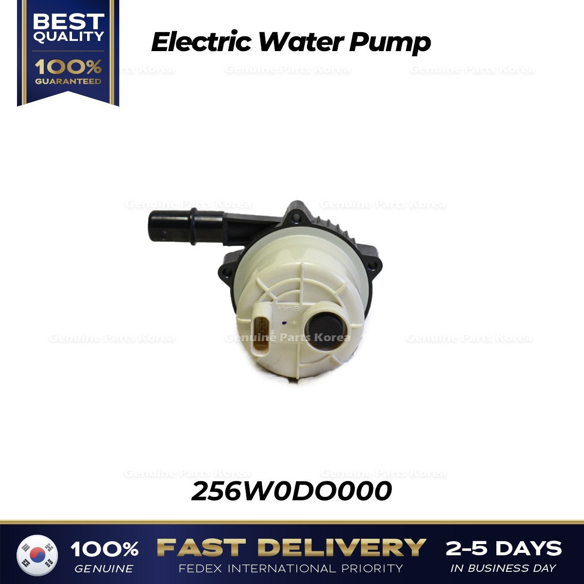 Genuine Electric Water Pump 256W0DO000 for Hyundai Kona Kia EV9