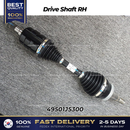 Genuine Drive Shaft RH 49501J5300 for Hyundai Genesis G70 Kia Stinger