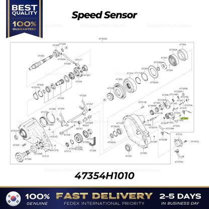 Genuine Speed Sensor 47354H1010 for Kia Sorento