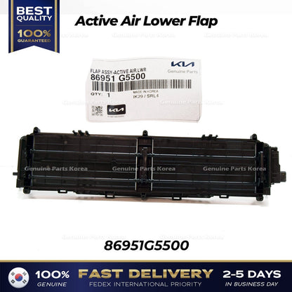 Genuine Active Air Lower Flap 86951G5500 for Kia Niro Hybrid