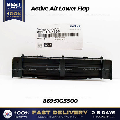 Genuine Active Air Lower Flap 86951G5500 for Kia Niro Hybrid
