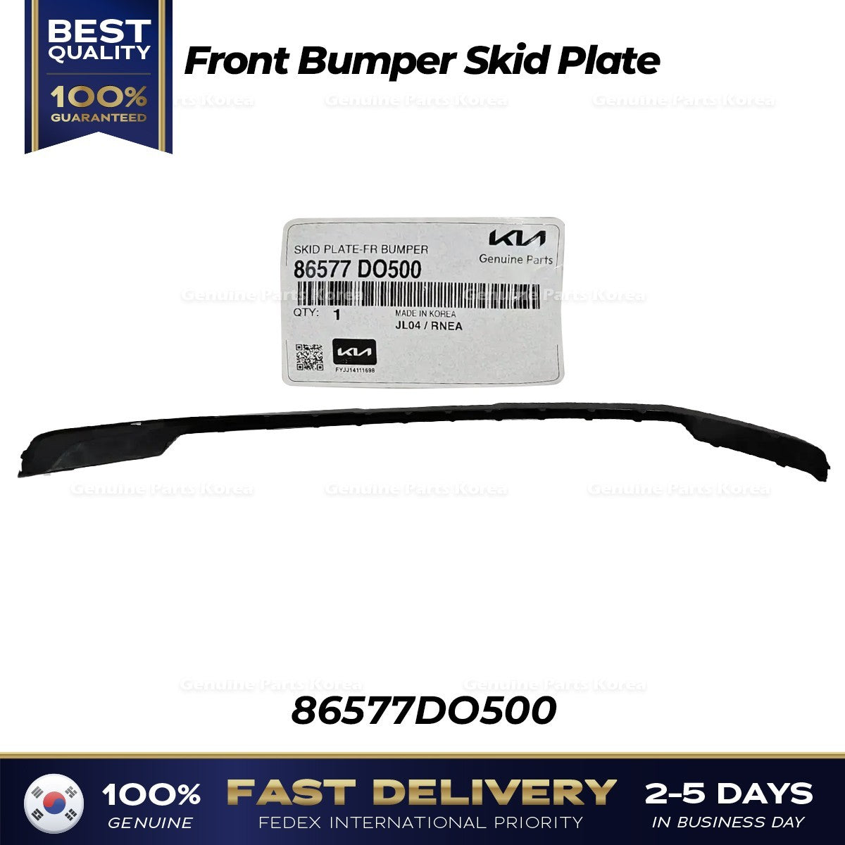 Genuine Front Bumper Skid Plate 86577DO500 for Kia EV9