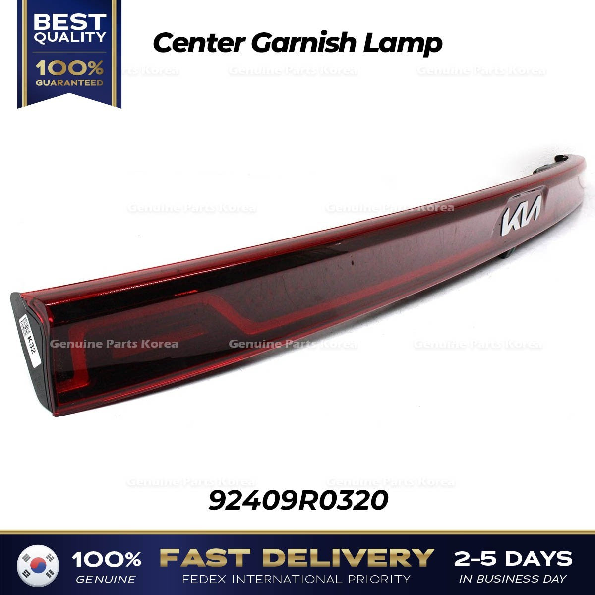 Genuine Center Garnish Lamp 92409R0320 for Kia Carnival