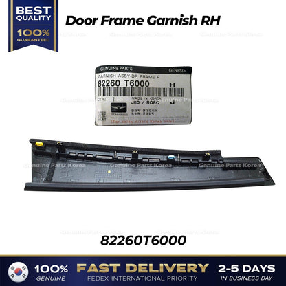 Genuine Door Frame Garnish RH 82260T6000 for Hyundai Genesis GV80